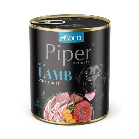 Mokra Karma dla psa Piper Animals z jagnięciną i marchewką 800 g