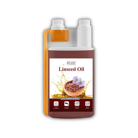 Over Horse Linseed Oil Olej lniany dla koni 1 L