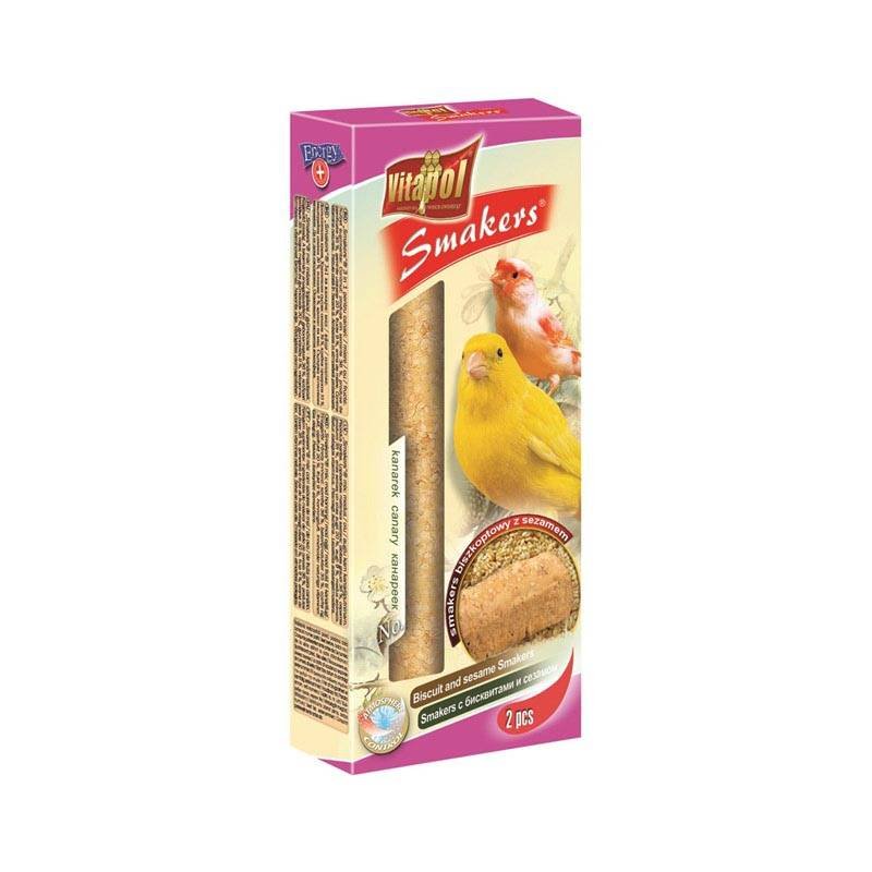 Vitapol smakers dla kanarka - biszkopt z sezamem 2 szt. Dostawa GRATIS od 159 zł + super okazje