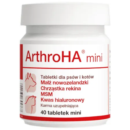 Dolfos ArthroHa mini Suplement diety dla psów i kotów na stawy 40 tabletek