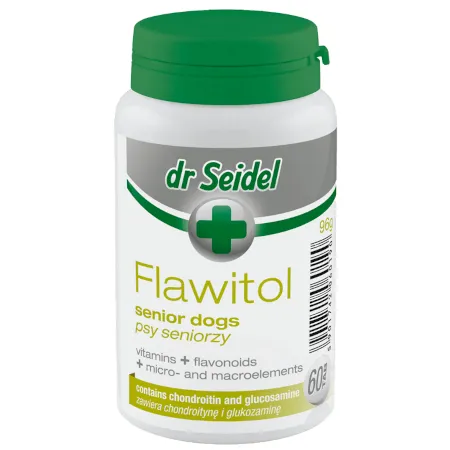 Dr Seidel Flawitol Suplement diety dla psów seniorów 60 tabletek