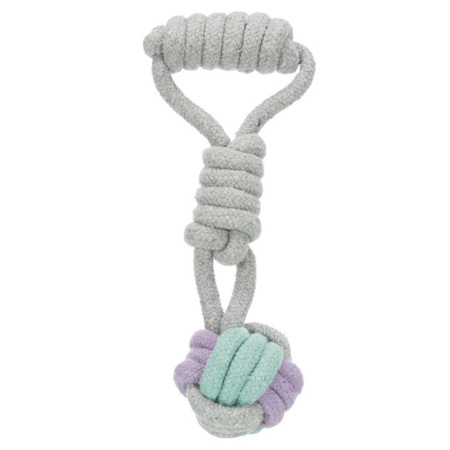Trixie Zabawka dla psa Junior Piłka sznurowa z uchwytem 6 cm/23 cm