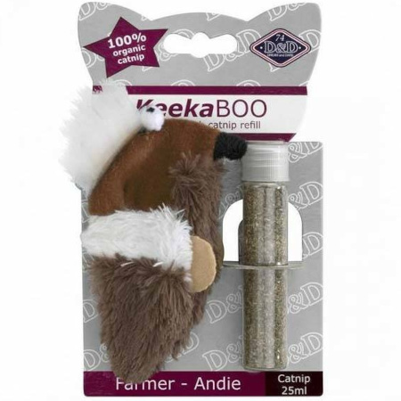 Zabawka dla kota D&D Farmer Andie z Kocimiętką
