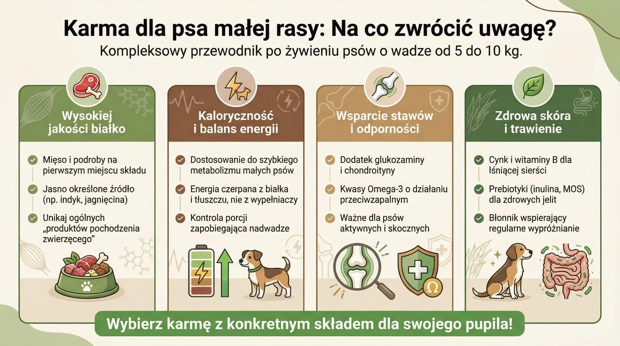 Karma dla psa małej rasy - na co zwrócić uwagę?
