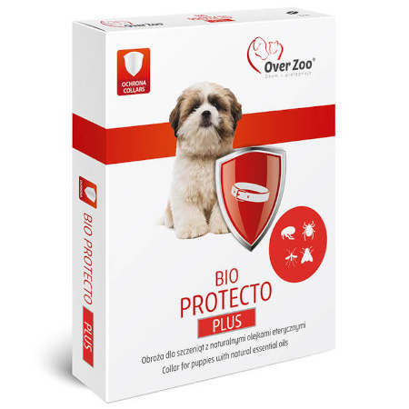 Over Zoo Bio Protecto Plus obroża dla szczeniąt z naturalnymi olejkami eterycznymi 35 cm