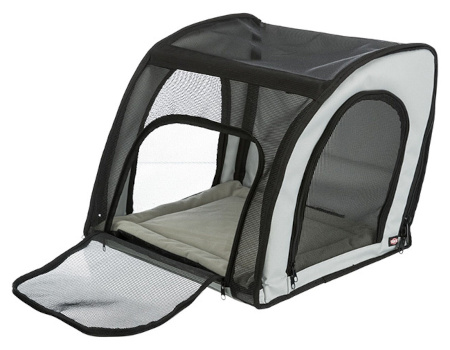 Trixie fotel samochodowy dla psa szary/czarny 44 × 37 × 40 cm