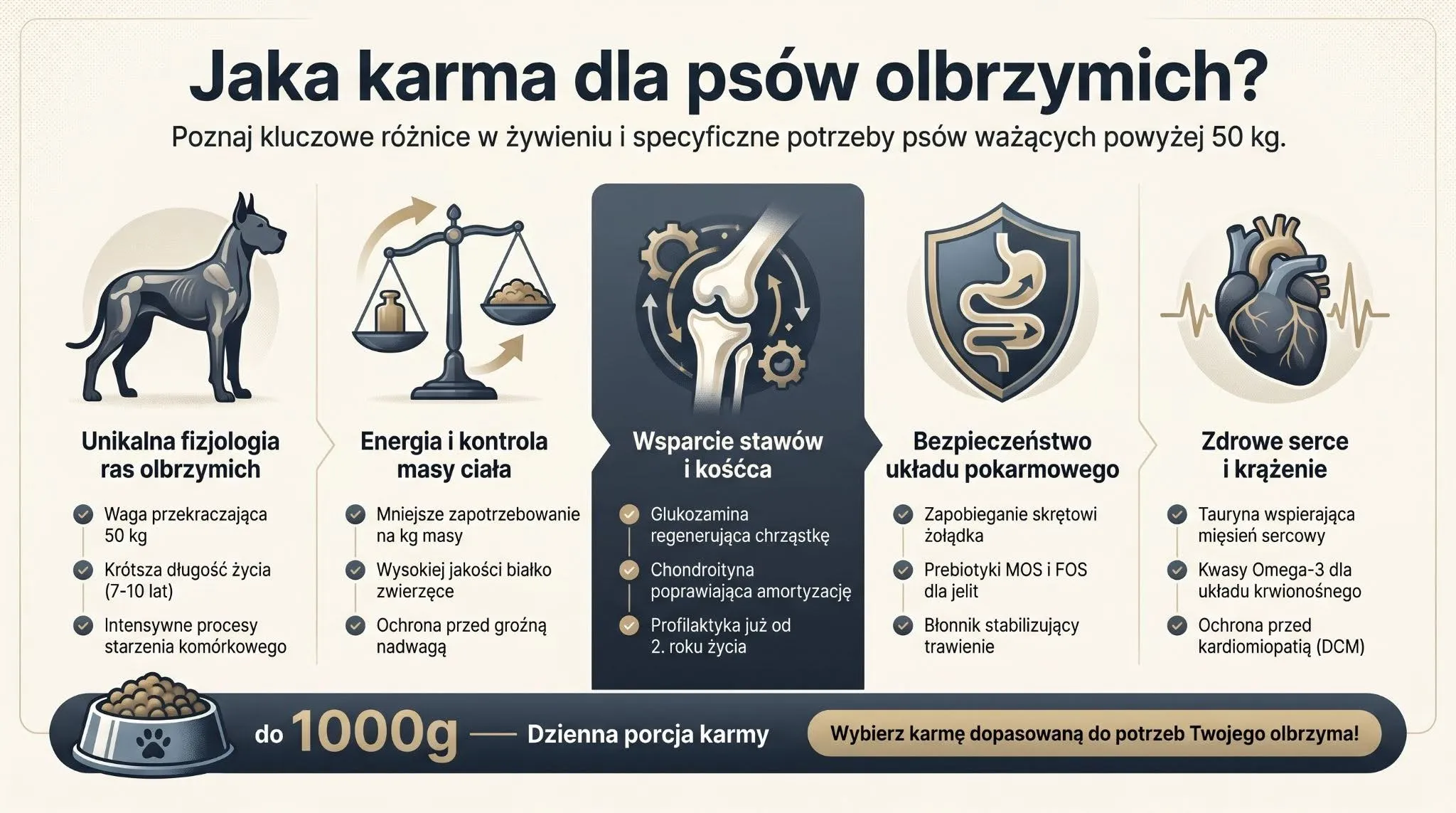 Jaka karma dla psów olbrzymich?