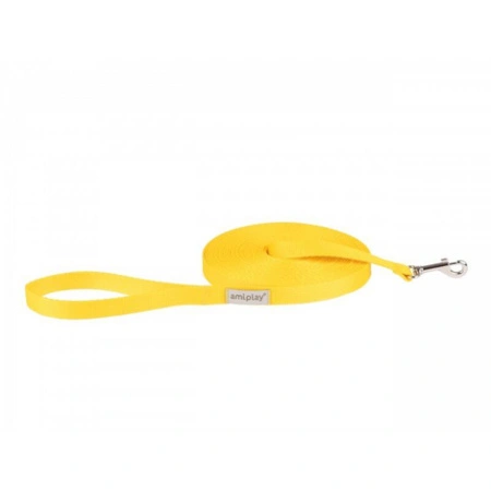 AmiPlay Smycz treningowa Samba M 10 m żółta
