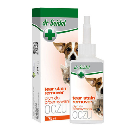 Dr Seidel Płyn do przemywania oczu dla psów i kotów 75 ml