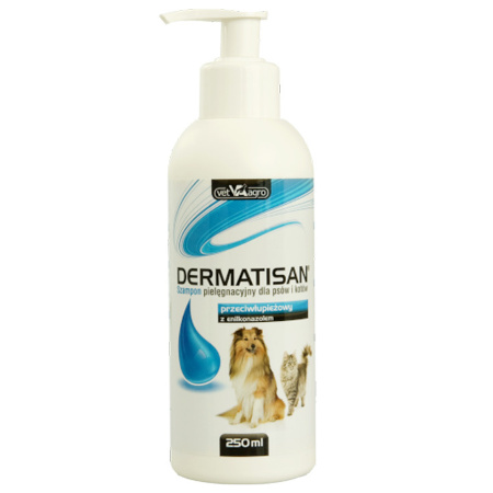 Dermatisan Szampon przeciwłupieżowy z enilkonazolem dla psa i kota 250 ml