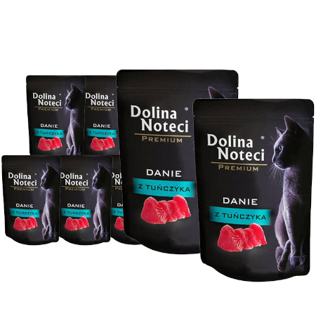 Mokra karma dla kota Dolina Noteci Premium danie z tuńczyka 10 x 85 g + danie z tuńczyka 85 g gratis