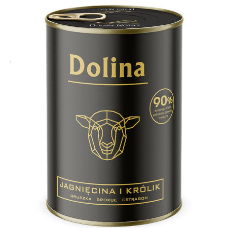 Mokra karma dla psa Dolina jagnięcina i królik 400 g