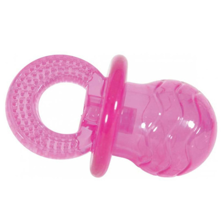 Zolux TPR POP Zabawka gryzak dla psa smoczek różowy 7,5 cm