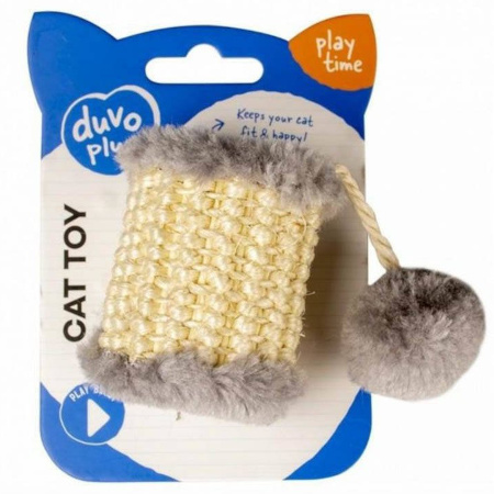 Zabawka dla kota Duvo+ Wałek sizalow+Pompon