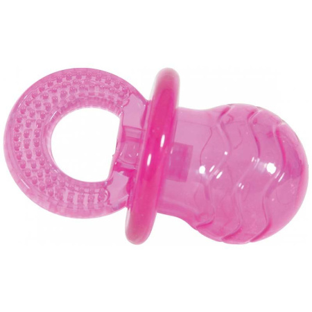 Zolux TPR POP zabawka dla psa smoczek różowy 10 cm