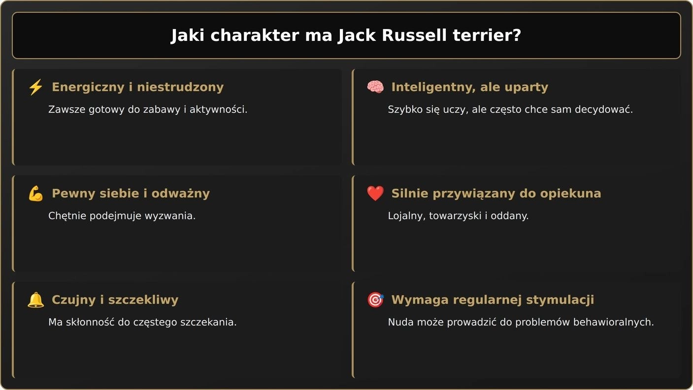 Jaki charakter ma Jack Russell terrier?