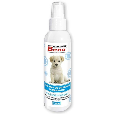 Super Beno Preparat do usuwania przebarwień wokół pyska i łap dla psa 125 ml
