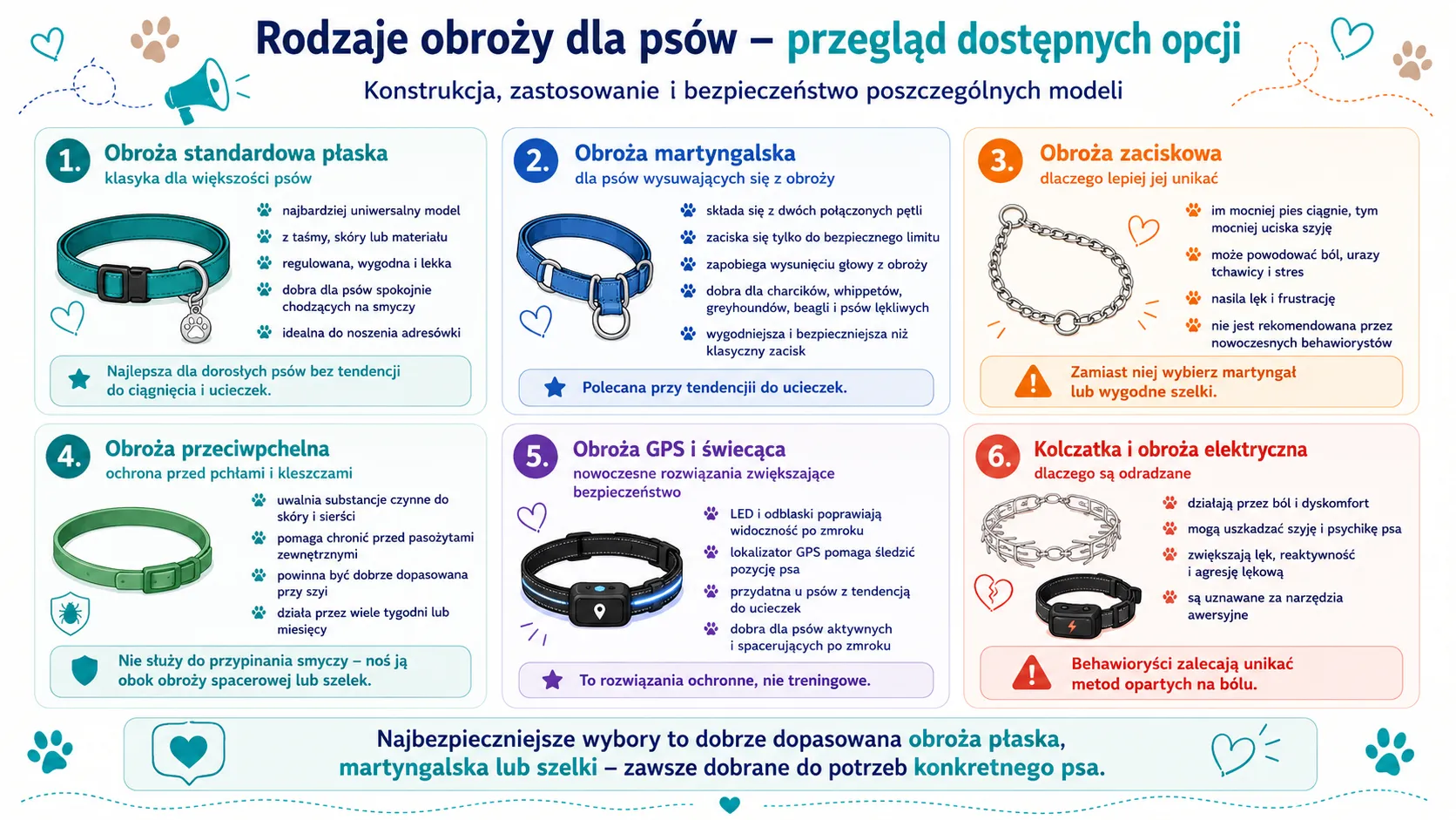 Rodzaje obroży dla psów – przegląd dostępnych opcji