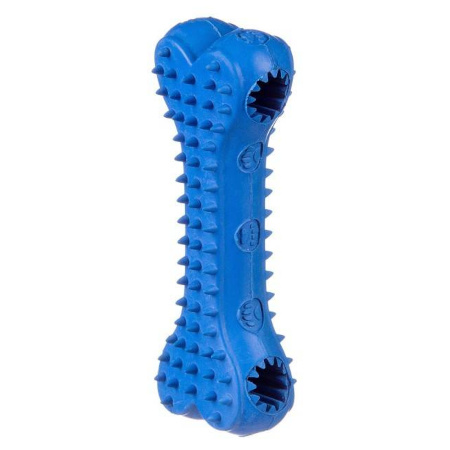 Barry King Zabawka gryzak kość na przysmaki dla psa ciemnoniebieska 15 cm