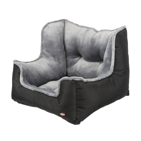 Trixie fotelik samochodowy czarny/szary 50 x 40 x 50 cm