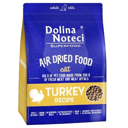 Dolina Noteci Superfood danie z indyka karma suszona dla kota 1 kg