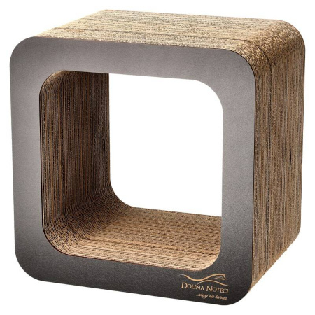 ECO drapak dla kota tunel z drewnianym frontem