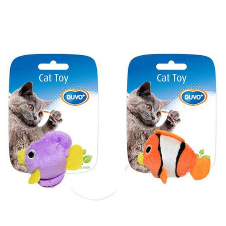 Zabawka dla kota Duvo+ Rybka z kocimiętką 1 szt