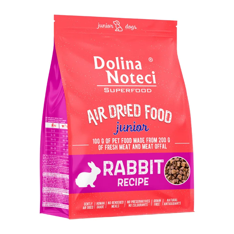 Dolina Noteci Superfood danie z królika Junior karma suszona dla psa 1 kg