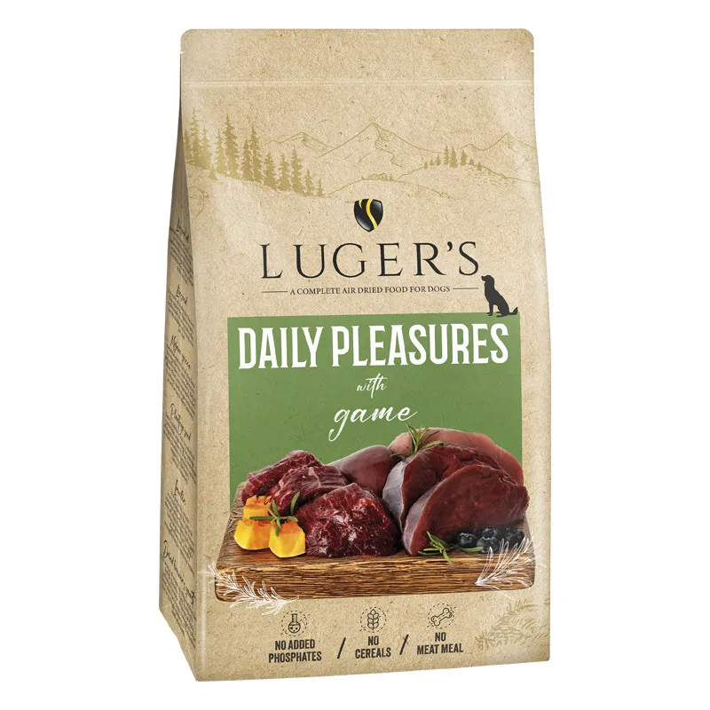 Lugers Daily Pleasures karma suszona dla psa z dziczyzną 9 kg