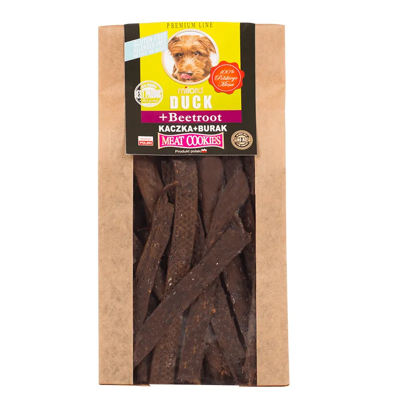 Milord Przysmak dla psa kaczka z burakiem 80 g