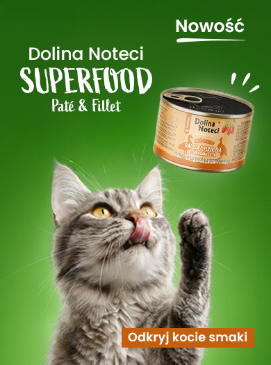 Dolina Noteci Superfood karma z filetem - odkryj kocie smaki