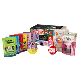 Zestaw prezentowy BOX świąteczny dla psa I Superfood & Fun