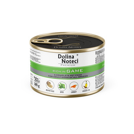 Mokra karma dla psa Dolina Noteci Premium bogata w dziczyznę puszka 185 g
