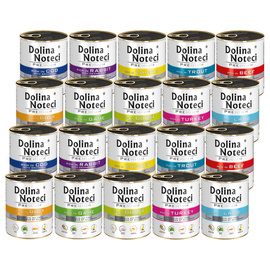 Mokra karma dla psa Dolina Noteci Premium mix smaków 20 x 800 g