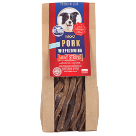 Milord Przysmak dla psa wieprzowina paski 150 g