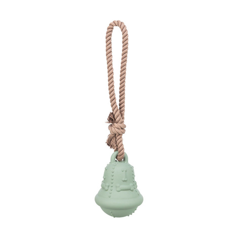 Świąteczna zabawka dla psa na przysmaki Trixie Xmas Dzwonek na sznurze ø 12/36 cm