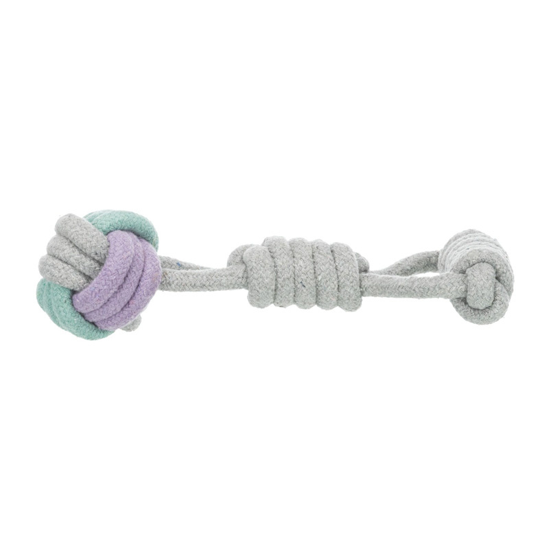 Trixie Zabawka dla psa Junior Piłka sznurowa z uchwytem 6 cm/23 cm