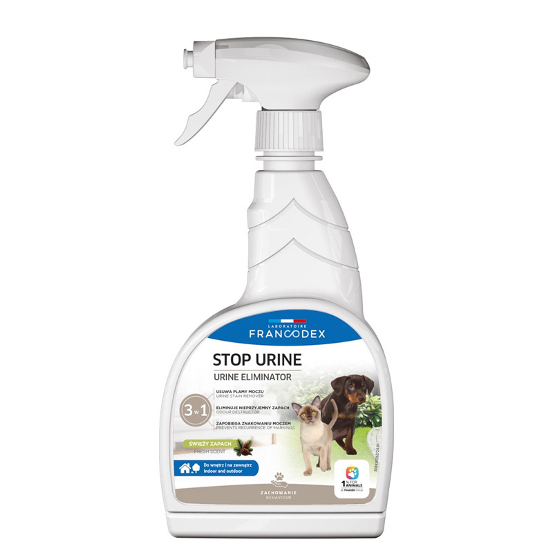 Francodex Spray przeciw plamom i zapachowi moczu Stop Urine 750 ml