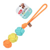 ZOLUX Zabawka dla psa – szarpak 3 piłki sznurkowe TWIST 42 cm