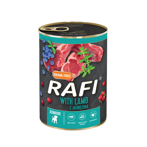 Mokra karma dla psa Rafi junior mix 24 x 400 g