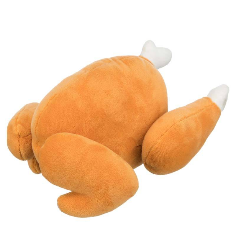 Trixie Pieczony kurczak zabawka pluszowa dla psa 26 cm z dźwiękiem