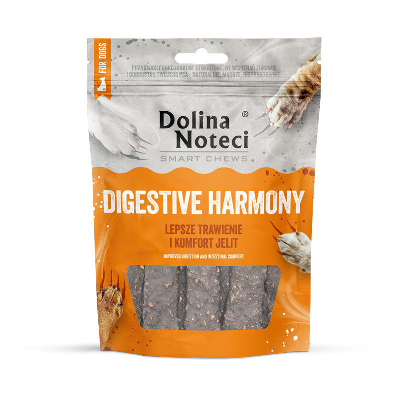 Dolina Noteci Smart Chews Digestive Harmony Przysmaki funkcjonalne dla psa wspierające trawienie 7 szt.