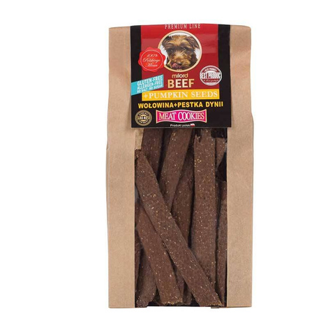 Milord Ciastka dla psa wołowina i pestki dyni 80 g