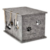 Domek z filcu dla kota Dolina Noteci szary 32 x 37 x 54 cm