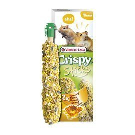 2 kolby miodowe dla chomików i myszoskoczków Versele Laga Crispy Sticks Hamsters-Gerbils Hony 110g