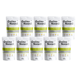 Mokra karma dla psa Dolina Noteci Premium bogata w gęś z ziemniakami zestaw 10 x 150 g