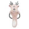 Xmas Zabawka świąteczna pluszowa szeleszcząca dla psa Renifer z linką 47 cm