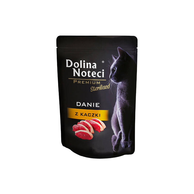 Mokra karma dla kota Dolina Noteci Premium Sterilised danie z kaczki 85 g