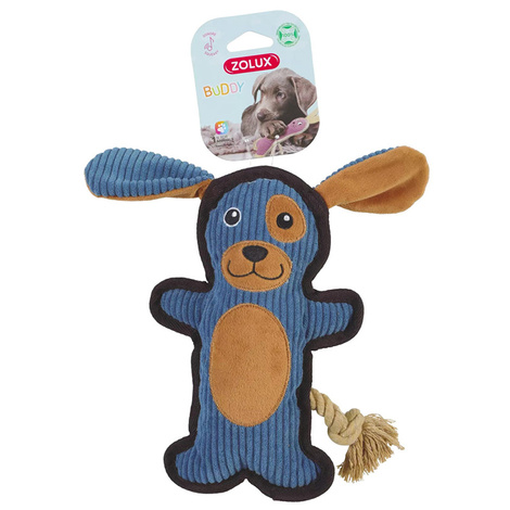 Zolux Zabawka dla psa wytrzymała Pies Buddy niebieski 23 cm