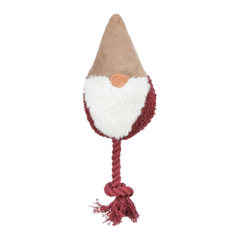 Świąteczna zabawka dla psa Trixie Xmas Skrzat ze sznurem 21 cm